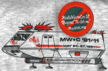 MediaWest*Con 11 t'shirt & MW*C 12 patch