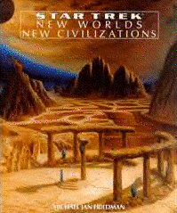 "Star Trek New Worlds, New Civilizations" cover with Vulcan landscape
